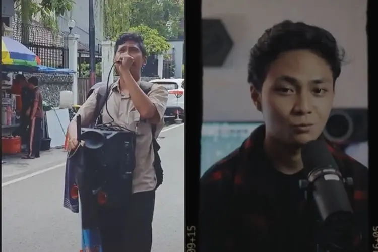 Viral Video Pengamen Bersuara Merdu Nyanyi Lagu 'Pura-pura Lupa', Mahen: Secepatnya Kita Ketemu Ya Pak