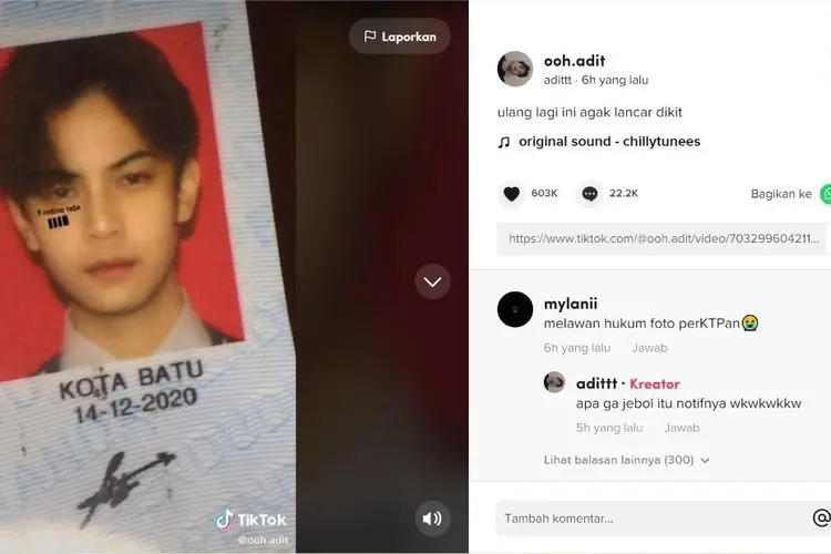 Viral Foto KTP Mirip Oppa Korea Bikin Heboh TikTok, Netizen: Gue Kira Tadi Eunwoo