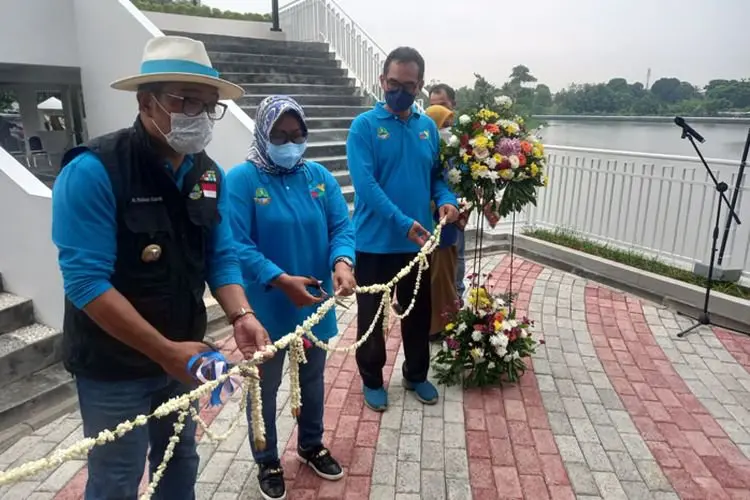 Sempat Tertunda, Alun alun Cirimekar Akhirnya Diresmikan Ridwan Kamil