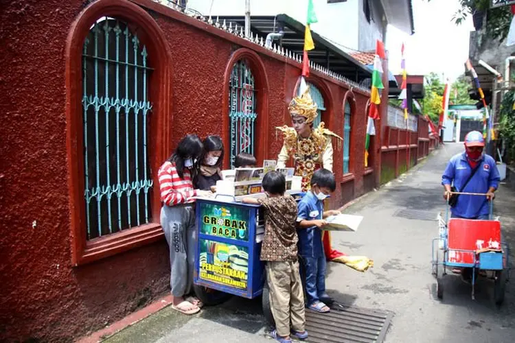 Foto: Kampung Wisata Literasi di Bandung