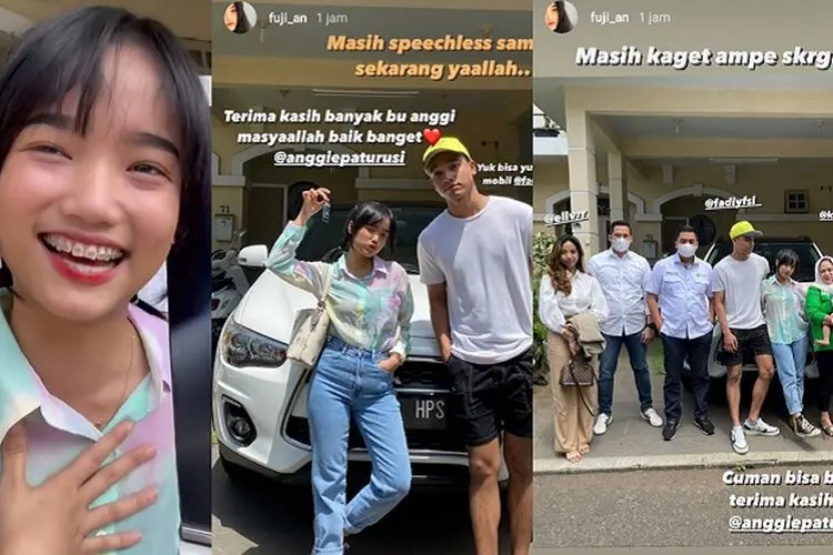 Fuji Dihadiahi Mobil Karena Dianggap Tulus Rawat Anak Vanessa Angel, Netizen: Orang sebelah Makin Panas Nih
