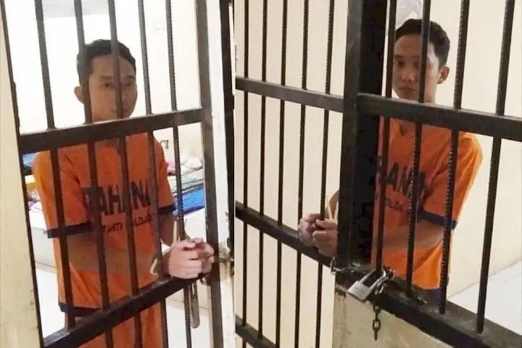 Beredar di Media Sosial Foto Randy Bagus Hari Sasongko Dalam Tahanan, Netizen : Itu Borgolnya Pake Sedotan