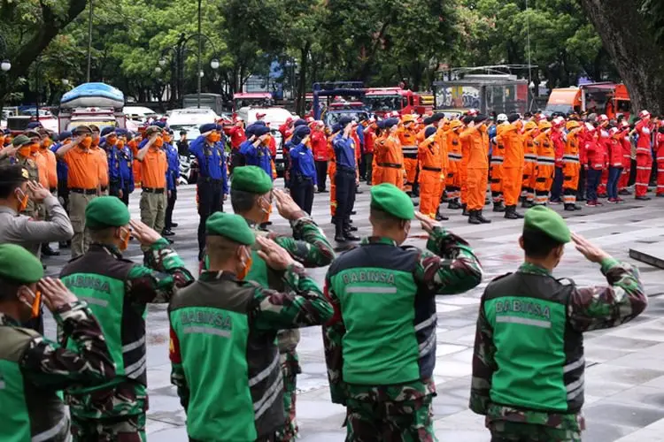Foto: Apel Siaga Bencana 2021 Kota Bandung
