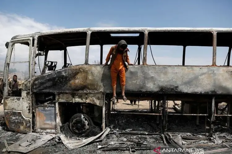 Kawanan Bandit Bakar Bus di Negara Bagian Sakoto Nigeria, 30 Penumpang Hangus Terbakar