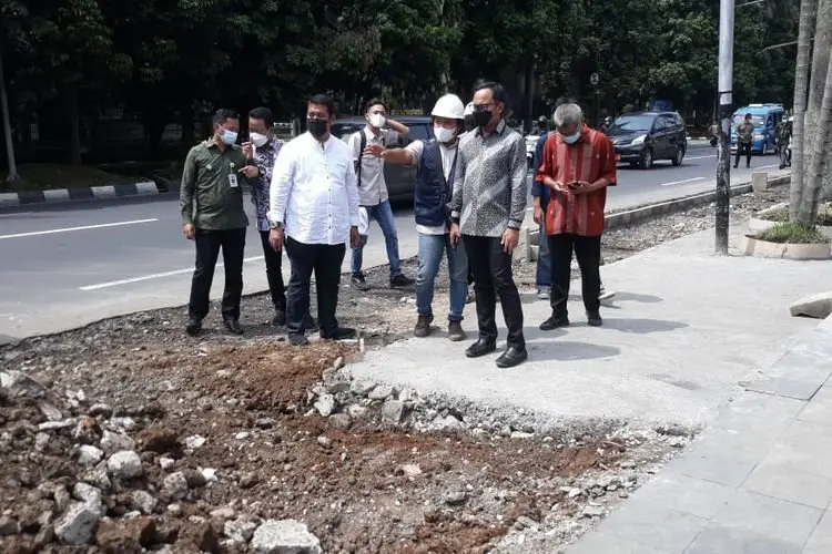 Bima Geram Kepada Kontraktor Pedestrian dan Jalur Sepeda Sudirman, Ancam Blacklist dan Penjarakan