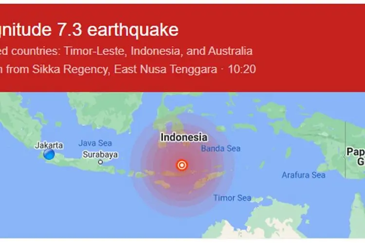 Update Gempa NTT, Waspada Daftar Daerah yang Berpotensi Tsunami