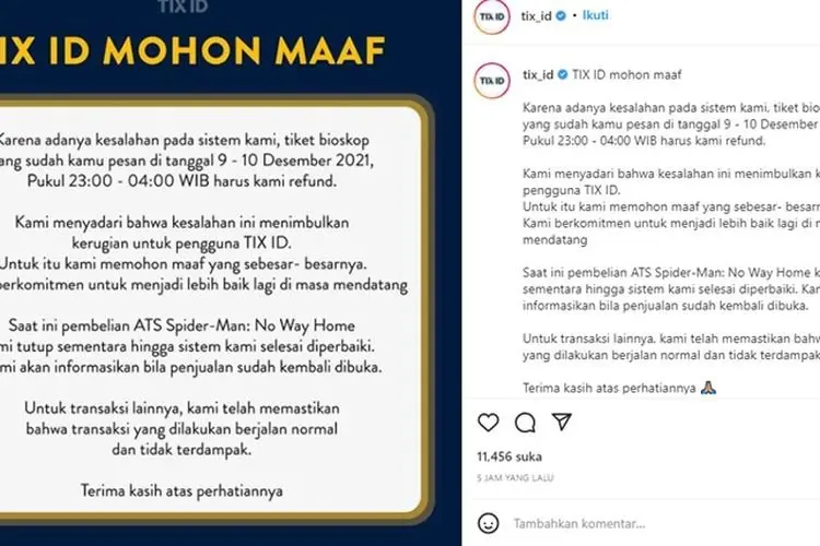 TIX ID Diprotes Netizen Usai Refund Tiket Film Spider-Man: No Way Home