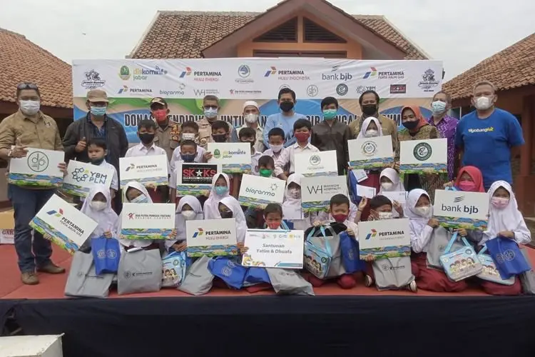 Gelar Baksos di SDN Dayeuhkolot 07 Bolero, JMI Dukung Peningkatan Kualitas Sungai Citarum