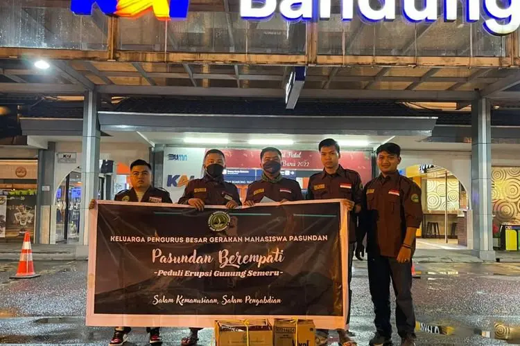 Gema Pasundan Donasi Korban Semeru Melalui Pasundan Berempati
