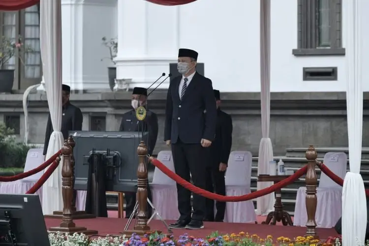 Sekda Jabar Bakar Semangat Melalui Peringatan  HBN ke -73 di Gedung Sate