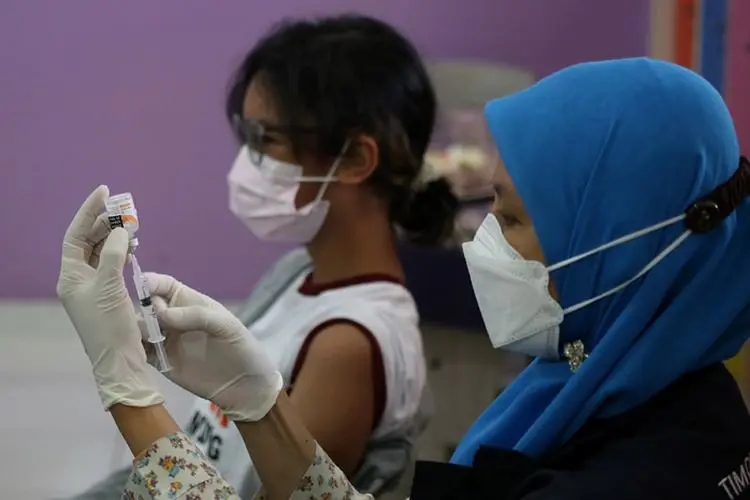Foto: Capaian Vaksinasi Covid-19 Anak Usia 6-11 Tahun
