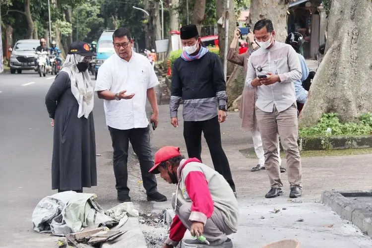 Sekda Kota Bogor Tinjau Tiga Titik Revitalisasi Pedestrian, Begini Hasilnya