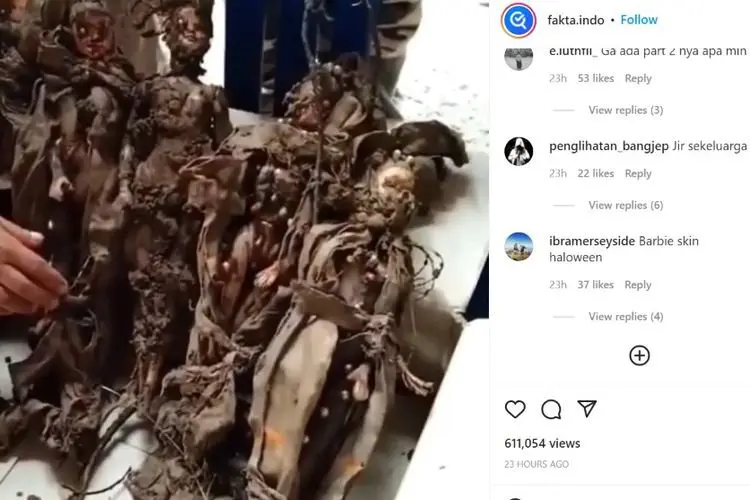 Warga Temukan Boneka Penuh Tusukan Jarum di Kabupaten Luwu, Netizen: Apakah Itu yang Disebut Santet?