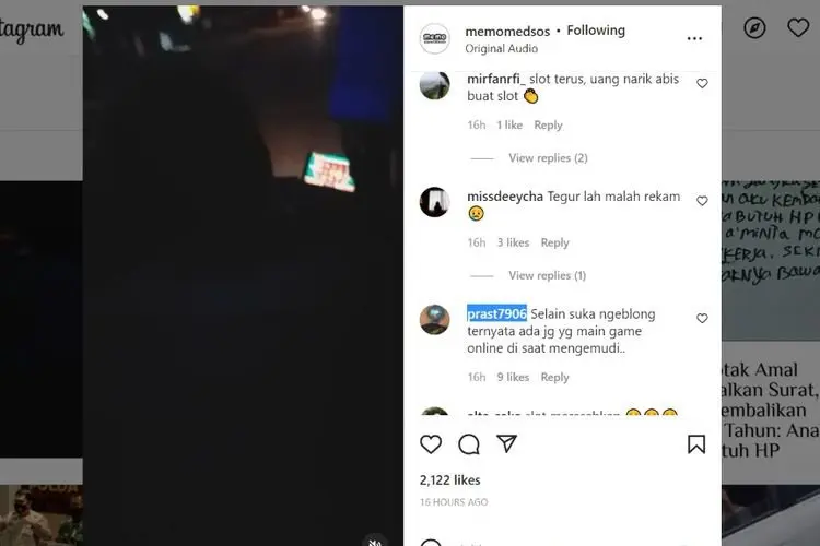 Kelewatan! Supir Bus Surabaya-Semarang Nyetir Sambil Main Game Online