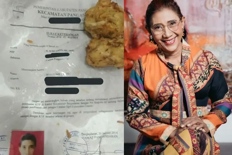 Suket KTPnya Jadi Bungkus Gorengan, Begini Tanggapan Susi Pudjiastuti