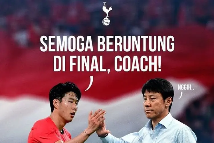 Tottenham Hotspur Dukung Timnas Indonesia di Final Piala AFF 2020, Unggahannya Bikin Semangat Membara!