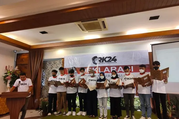 Ridwan Kamil Mendapat Dukungan Elemen Pemuda RK24 Nyapres 2024