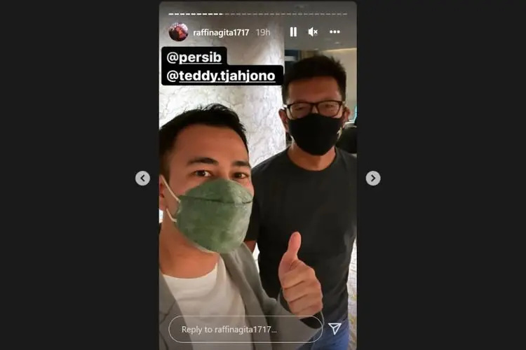 Raffi Ahmad Bertemu Bos Persib, Bakalan Ada Kerjasama Antara Keduanya?
