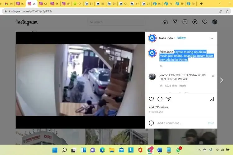 Disangka Main Judi Online Pemuda Ini Bakal Dilaporkan Tetangganya, Netizen: Contoh Tetangga yang Iri