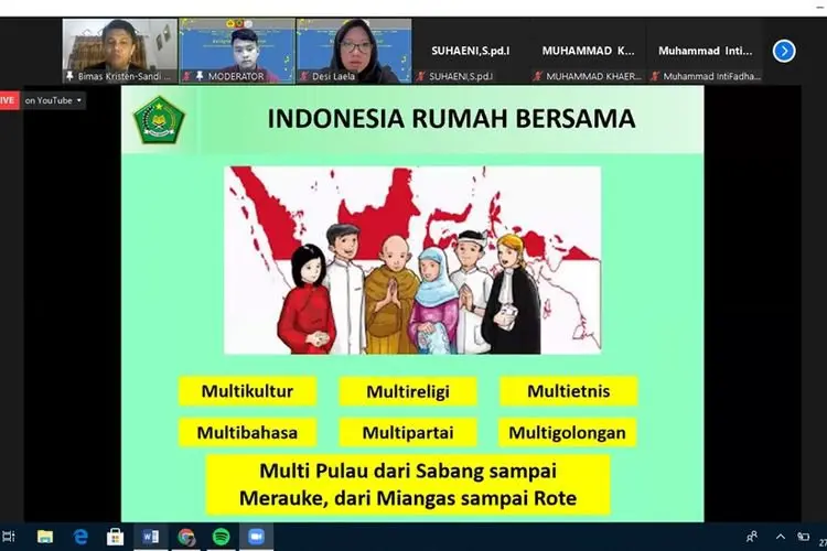 Semua Umat Beragama Harus Junjung Nilai Persatuan dan Kesatuan Dalam Bingkai Kebhinekaan