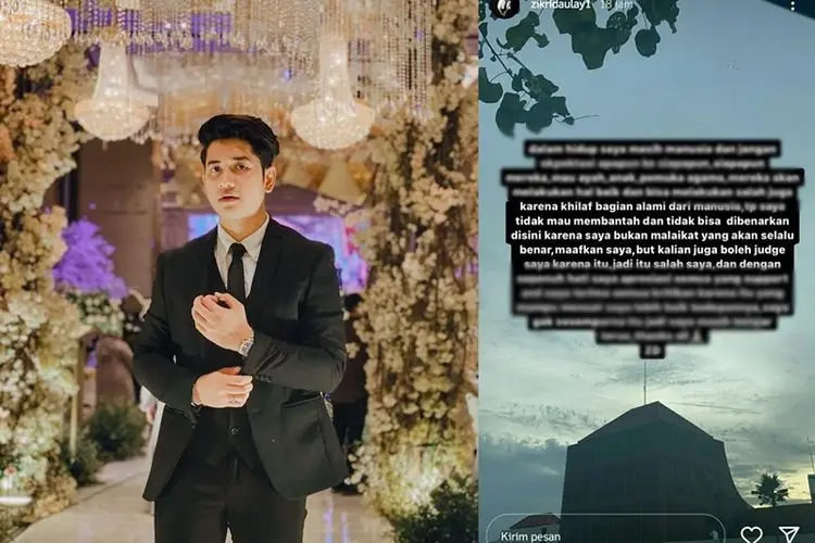 Kepergok Ciuman dengan Ayu Aulia, Zikri Daulay Mengaku Khilaf