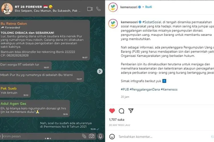 Heboh Soal Donasi Gala Sky, Netizen Serang Instagram Kemensos: Tega Banget Sih!