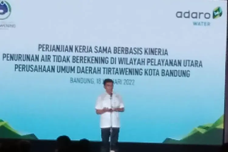 Perumda Tirtawening Kota Bandung Gandeng PT Adaro untuk Kendalikan Kebocoran Air Minum