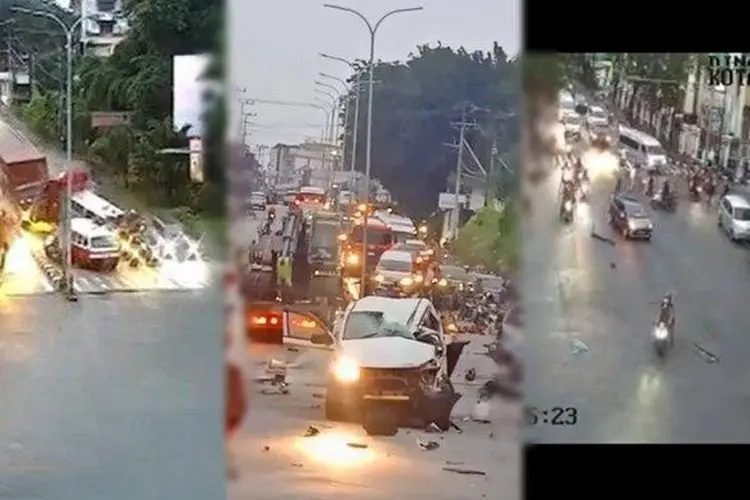 Detik-detik Truk Tronton di Balikpapan Seruduk Sejumlah Kendaraan, Belasan Orang Dikabarkan Meninggal Dunia