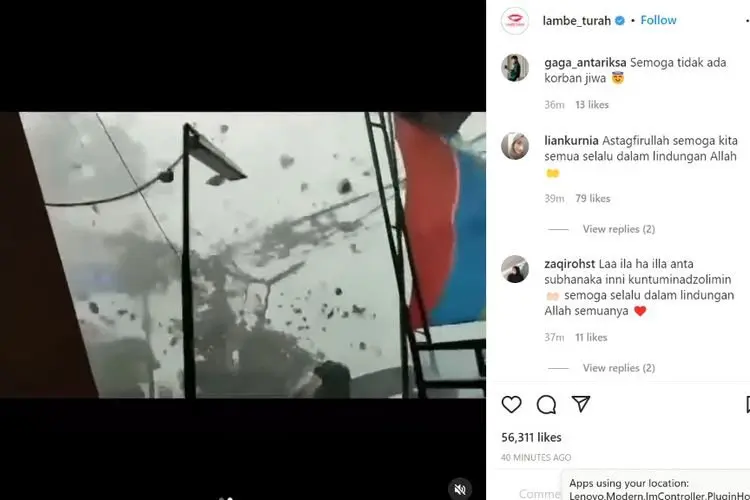 Hujan Badai di Bogor, Pohon Tumbang Menimpa Mobil, Gerobak Sampai Guling-Guling