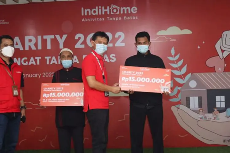 Program Telkom IndiHome Charity Terus Sebarkan Semangat Positif di Masa Pandemi