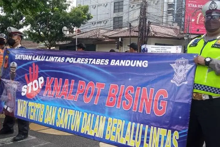 Berani Pakai Knalpot Bising di Kota Bandung, Ini yang Bakal Dilakukan Polisi