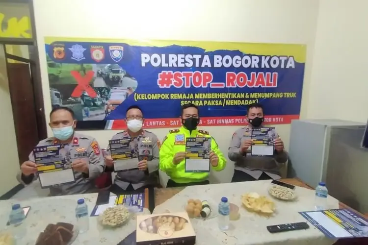 Satlantas Polres Bogor Kota Sosialisasikan #stop_rojali Biar Gak Ada Lagi Korban Jiwa