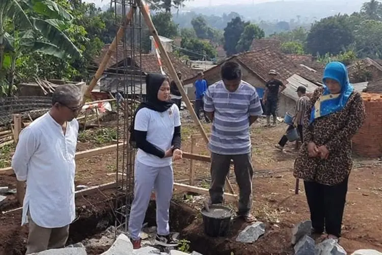Windy Cantika Aisah Tunaikan Janji Bangun Masjid di Kampung Cianjur Kabupaten Bandung