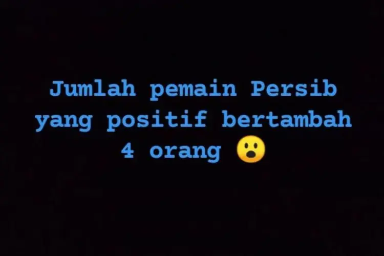 Waduhh,,,Pemain Persib Yang Positif Covid-19 Bertambah 4 Orang?