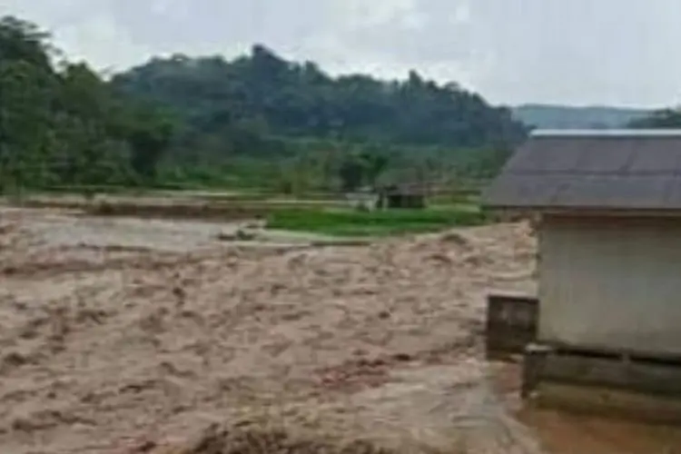 Banjir Bandang Rendam 12 Rumah di Cianjur, Puluhan Keluarga Mengungsi