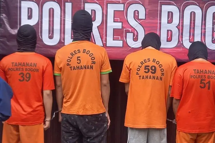 Ini Dia Lima Anggota Gangster Bogor Tersangka Pembacok RM, Ironis Salah Satunya Masih Anak-anak