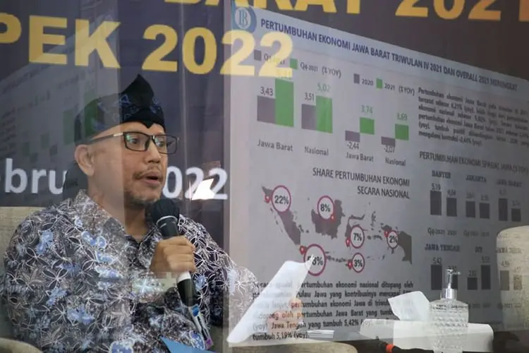 BI Jabar Prediksi Ekonomi Jabar pada 2022 Bakal Tumbuh 5-5,8 Persen