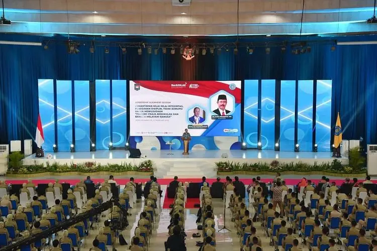 5.849 Praja dan ASN IPDN Ikuti 'Leadership Alignment Session' Secara Daring dan Luring
