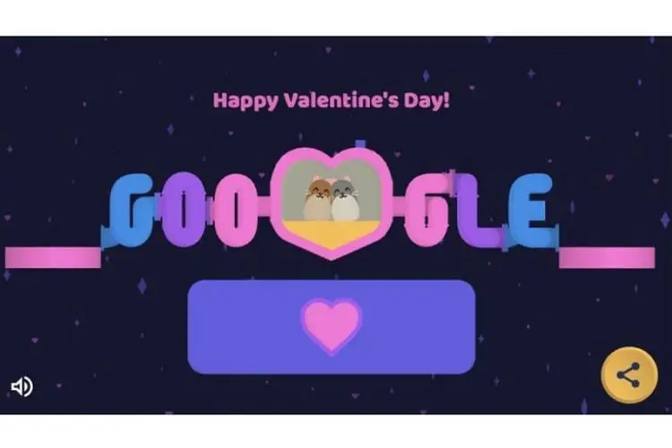 Google Doodle Punya Game Mini di Hari Valentine, Begini Cara Mainnya...