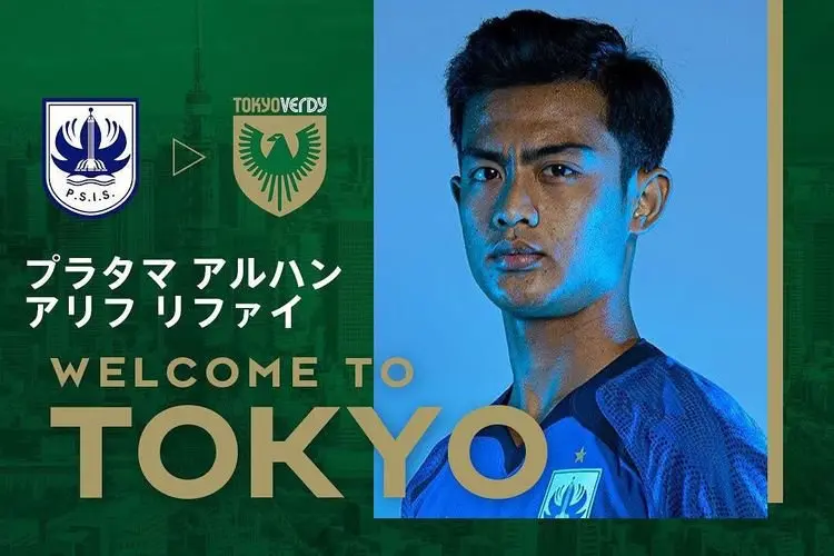 Pratama Arhan Bergabung, Follower Instagram Tokyo Verdy Naik Lebih dari 700 Persen