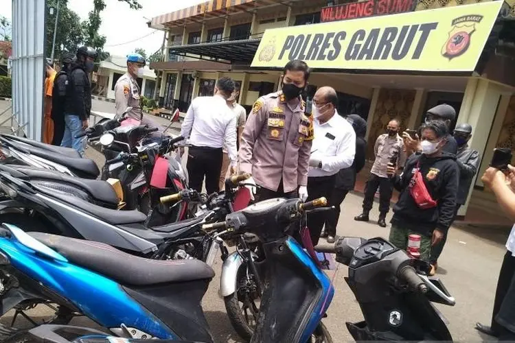 Sebanyak 11 Unit Sepeda Motor Diamankan Polisi Dari Komplotan Pencurian Sepeda Motor