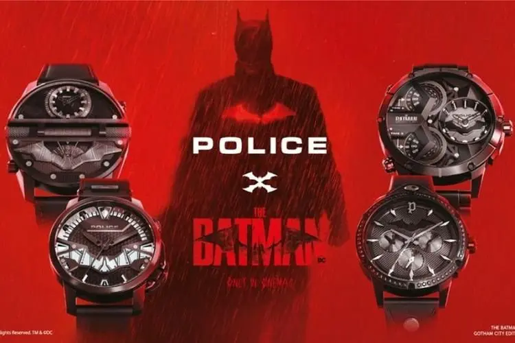 Dijual Terbatas! Inilah Jam Tangan Police Edisi 'The Batman' dengan Case Unik