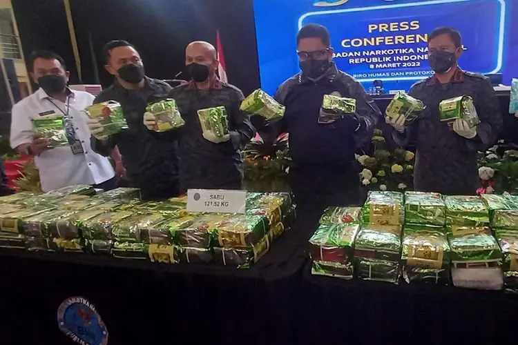 Bukan 121 Kg, Total BNN Amankan Barang Bukti 433 Kg Sabu di Tiga Provinsi