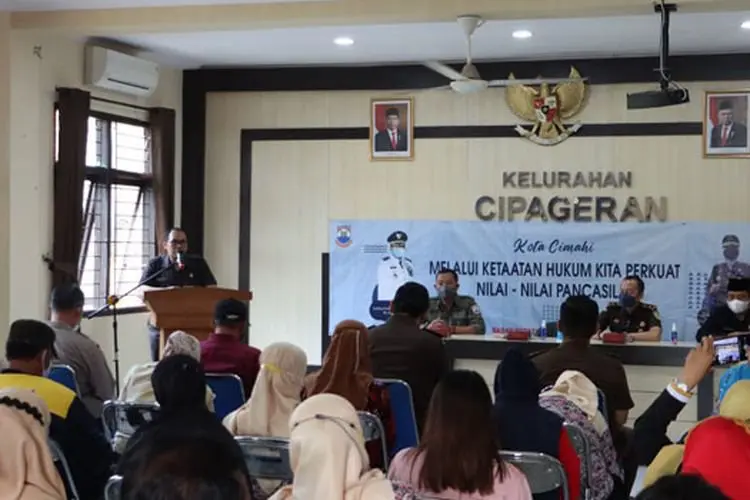 Tanamkan Nilai-nilai Pancasila, Pemkot Cimahi Gelar Sosialisasi Ketaatan Hukum di 7 Kelurahan