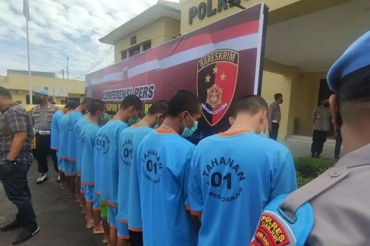 Polisi Sita 17 Unit Ranmor dan 10 Tersangka Curanmor
