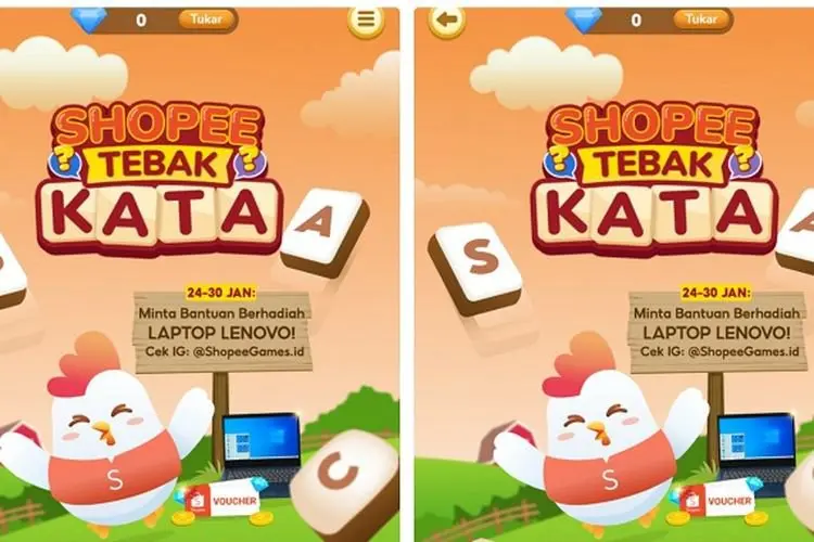 Bocoran Kunci Jawaban Shopee Tebak Kata Level 681, 682, 683, 684, 685, 686, 687, 688, 689, 690