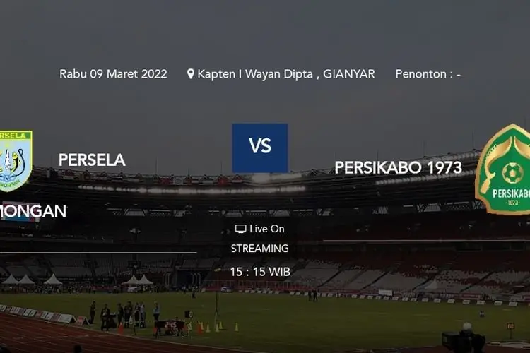 Link Live Streaming Liga 1 dan Prediksi Line Up: Persela Vs Persikabo, Berlangsung Sore Ini