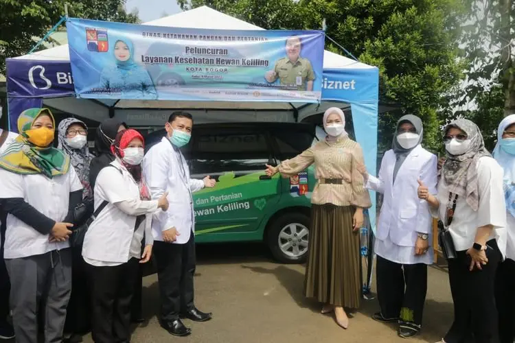 Hewan Ternak Sakit, Tenang Kini  Ada Mobil Klinik Keliling di Kota Bogor
