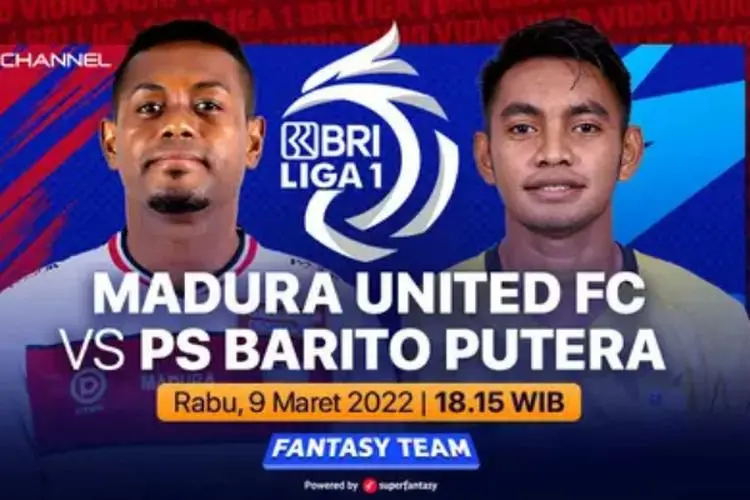 Link Live Streaming Liga 1 dan Prediksi Line Up: Madura United Vs Barito Putera, Malam Ini