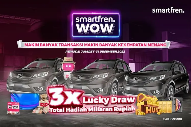 Smartfren WOW Treasure Hunt Kembali Lagi, Miliaran Hadiah Bakal Dibagikan ke Pelanggan